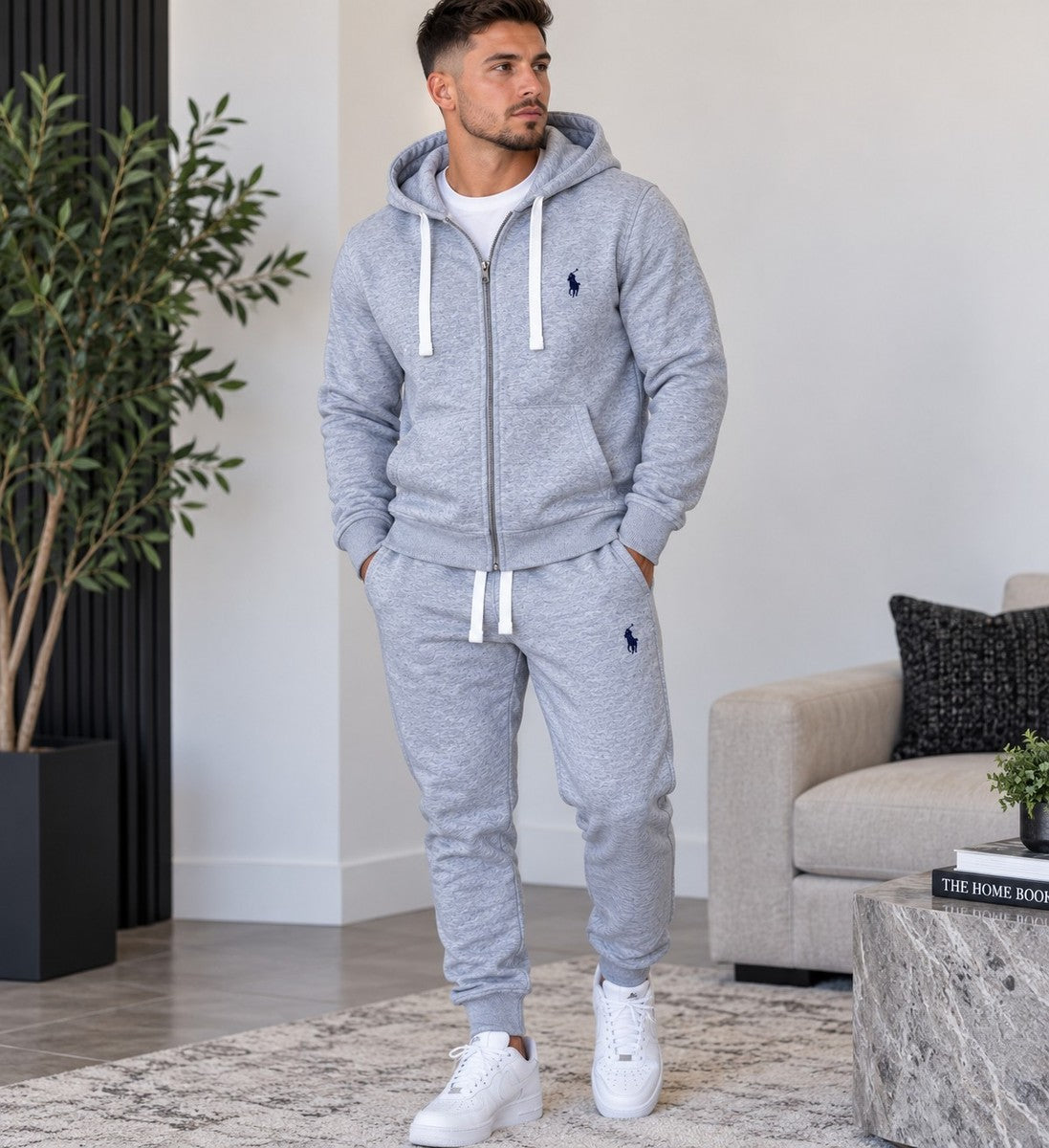 Polo Ralph Lauren Gray Sweatsuit Set