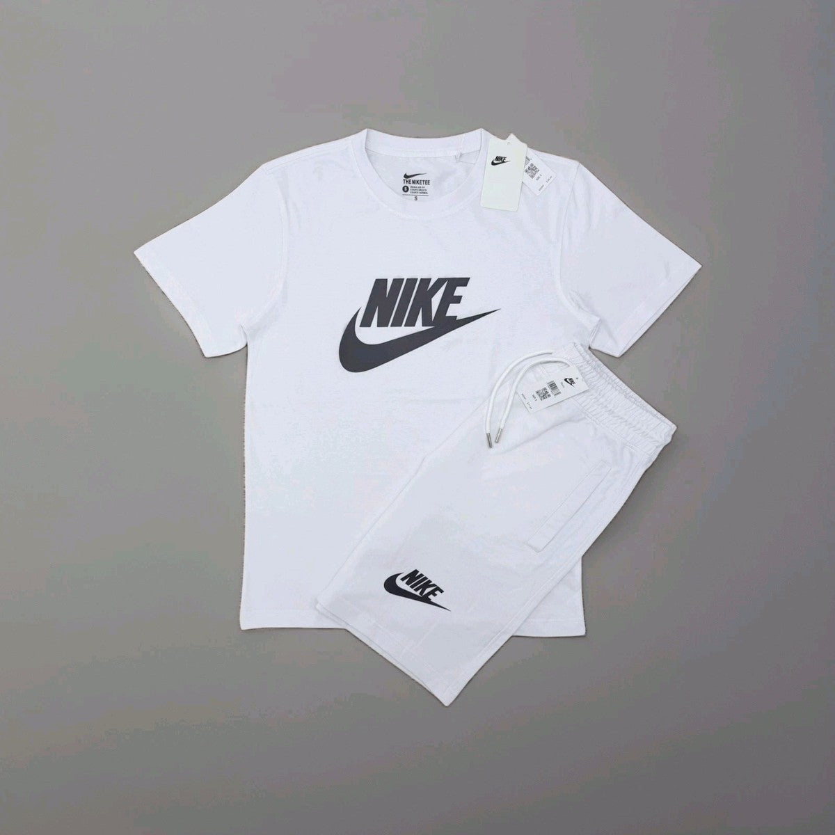 Nike White Short Set