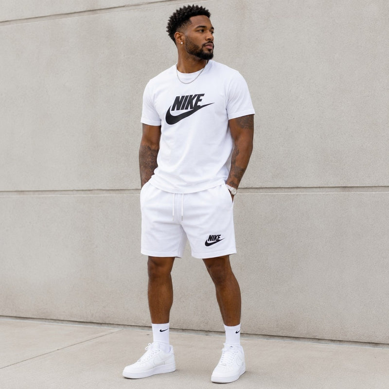 Nike White Short Set