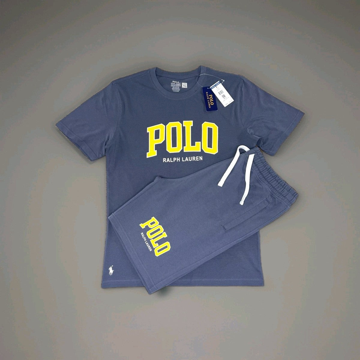 Polo Ralph Lauren Navy Big Logo Short Set