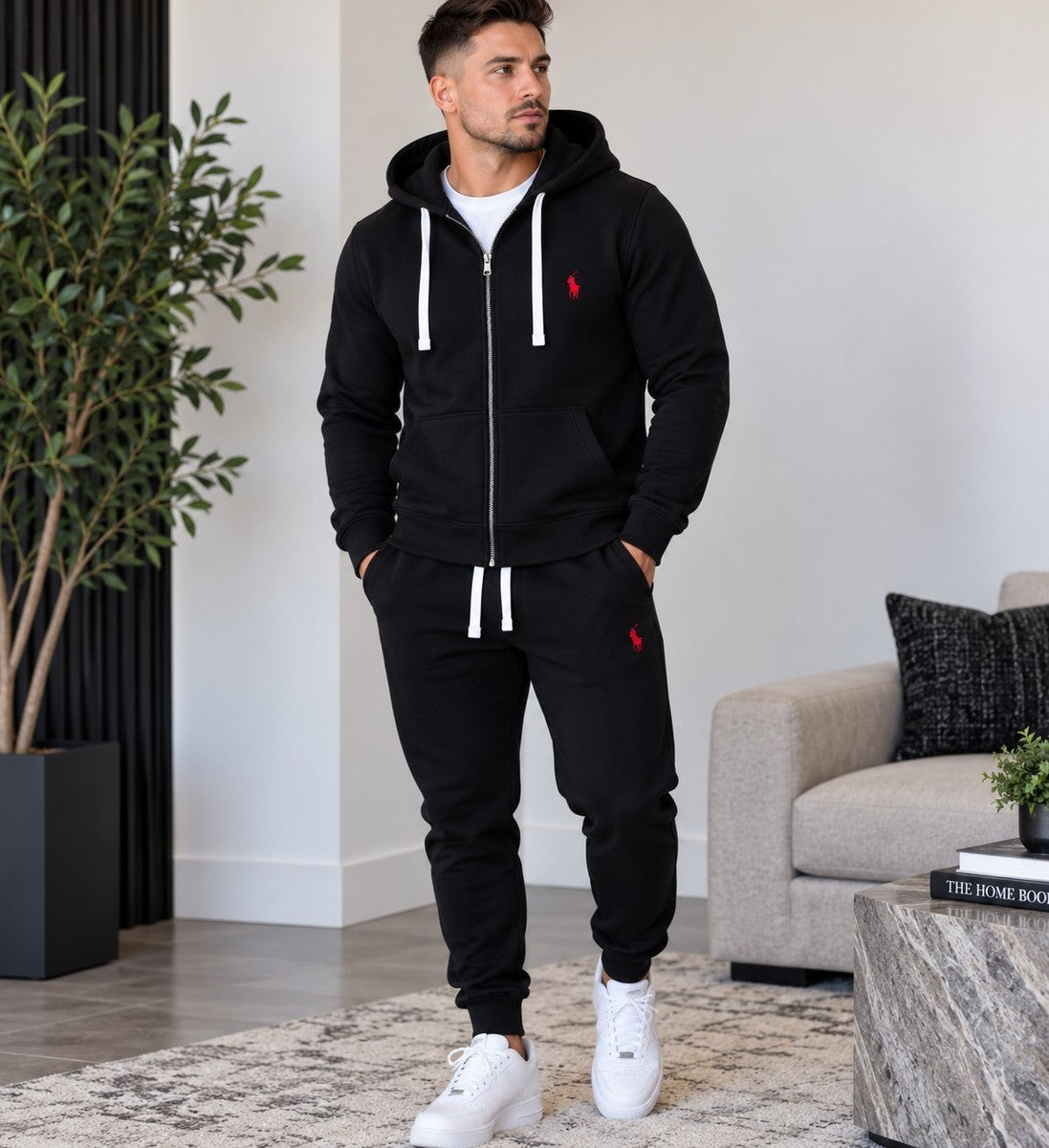 Polo Ralph Lauren Black Sweatsuit Set