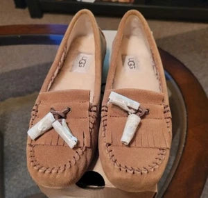 UGG Australia Lizzy Slipper Shoe Chestnut Brown Size 5