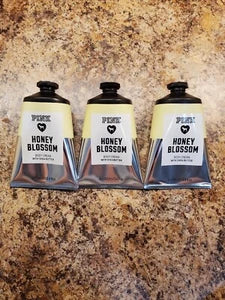 Victoria's Secret Pink Honey Blossom Body Butter With Shae Butter (3 Tubes)