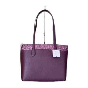 Kate Spade New York Flash Glitter Cherrywood Tote