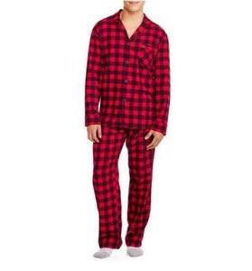 Hanes Mens Flannel Pajama Set (Small)